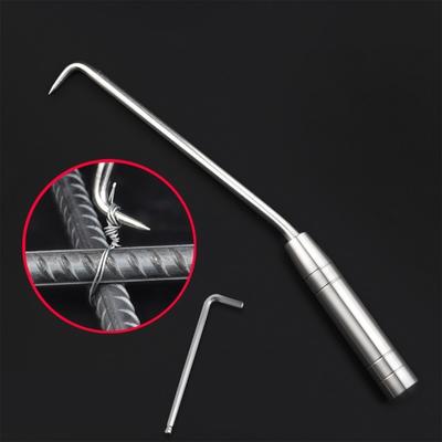 Avvolgitore automatico per filo di legatura curvo per armatura, pinza per maglieria, attorcigliatrici a trazione, gancio rinforzato, utensili manuali per legatura, forniture, durevole