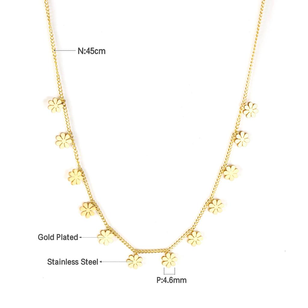 Simple And Versatile Rectangle Pendant Necklace Minimalist Luxury Women's Jewelry Accessory