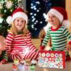 Christmas Advent Calendar 2025 Xmas Birthday Anniversary Surprise Gift with DIY Slime Craft Kit Funny Toy for Kids Toddlers Girl