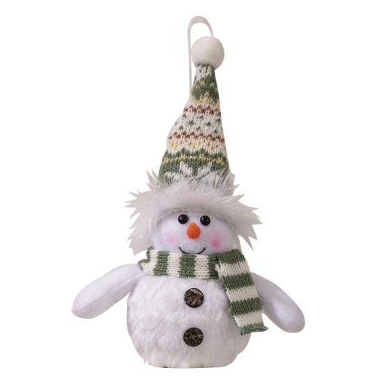 

Снеговик Рождественское украшение светящаяся плюшевая кукла снеговик ночник на батарейках фигурка снеговика для рождественских подарков настольный декор A