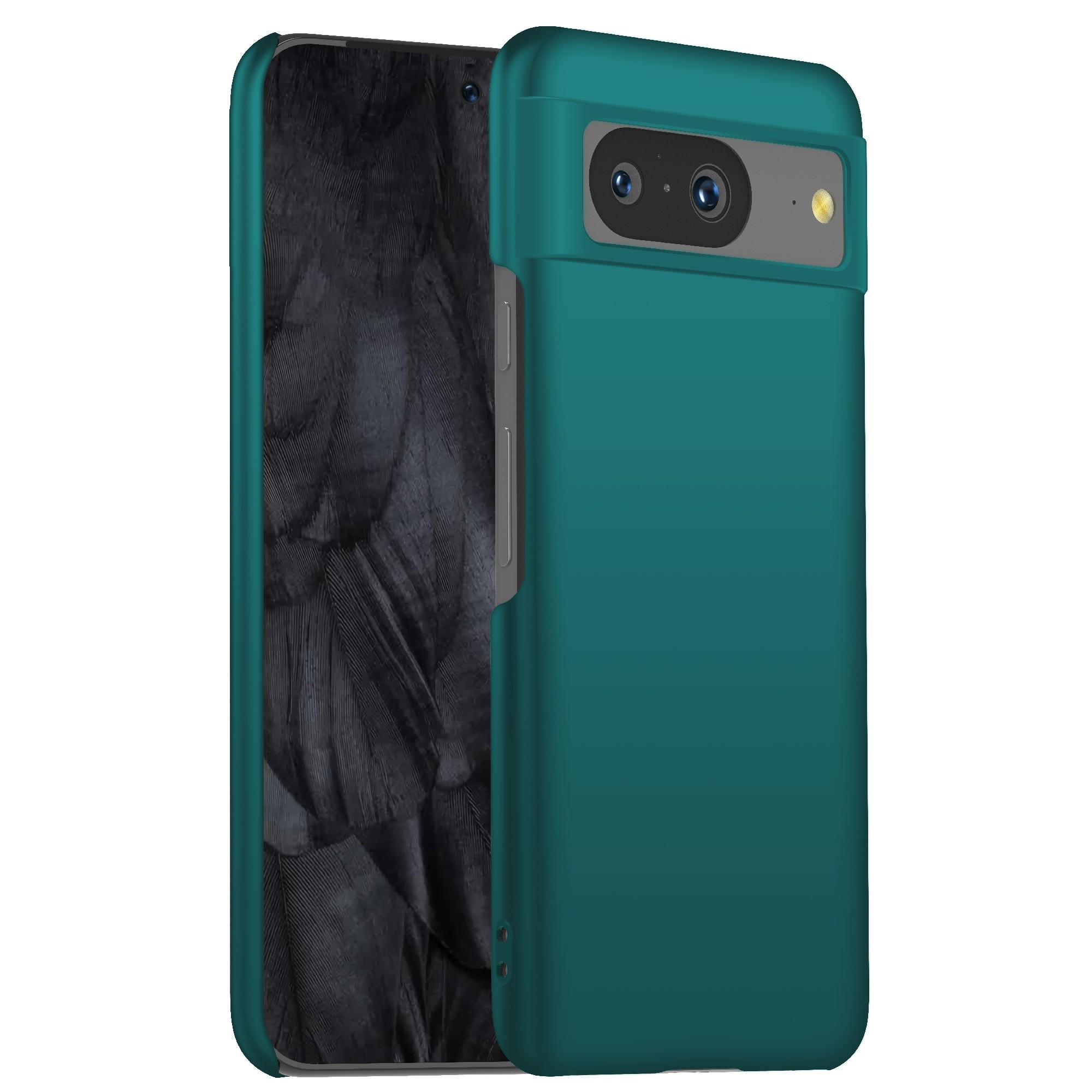 

Однотонный противоударный чехол для телефона Google Pixel 8, защитная крышка из твердого ПК Green