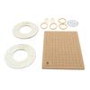 Macrame Board 11x15in Lightweight Macrame Braiding Board Reusable Grids Braiding Board with 30 T Pins Braiding Bracelet