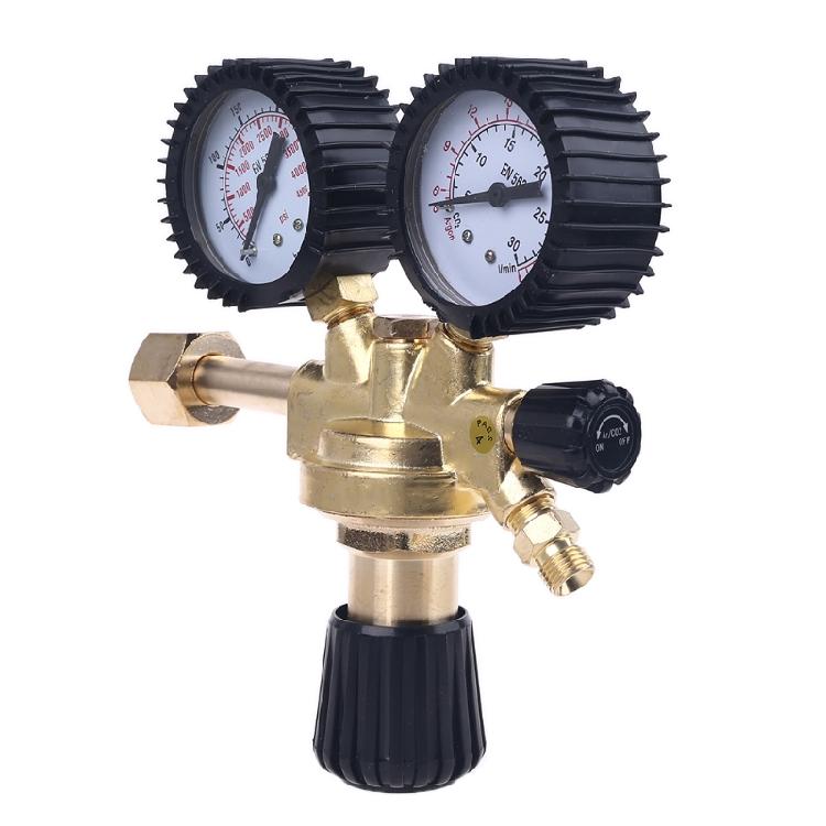 Co2 Regulator Argon CO2 Gauges Pressure Reducer Flow Meter Control Valve Welding