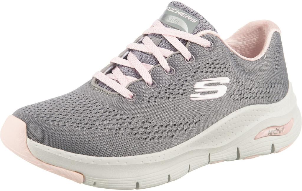 Женские кроссовки Skechers Arch Fit - Big Appeal серый/розовый