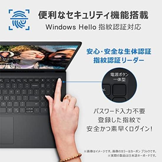 Dell Inspiron 15 3520 Laptop Carbon Black 12Gen Core 8GB 256GB NI335A-CNLB (Intel i3-1215U, RAM, SSD, 15-inch FHD)