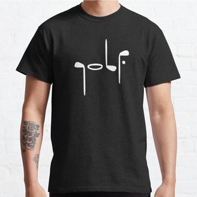 Plus Size S-3XL Golf Classic Printed T-shirt Men's Tops Fashion Clothes Tees