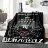 Böhse Onkelz Themed Blanket, Warm Coziness Couch Sofa Bed Blanket Home Decor