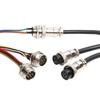 GX16 Aviation Plug & Cable Connector: 1m Male/Female, 2-7 Pin Options