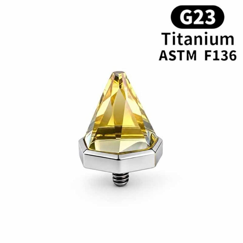 Stainless Steel Flat Back Stud Crystal Cone Cartilage Earring Gifts Piercing Stud  Ear Piercing