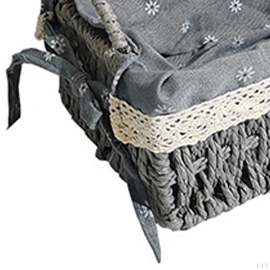 Rattan Storage Basket for Household Items The Tabletop Kitchen