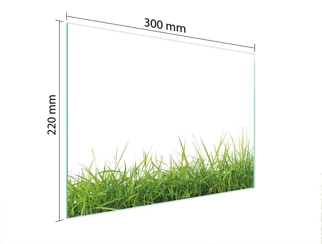 SZKLANA DESKA DO KROEJNIA 30x22 BIAŁA