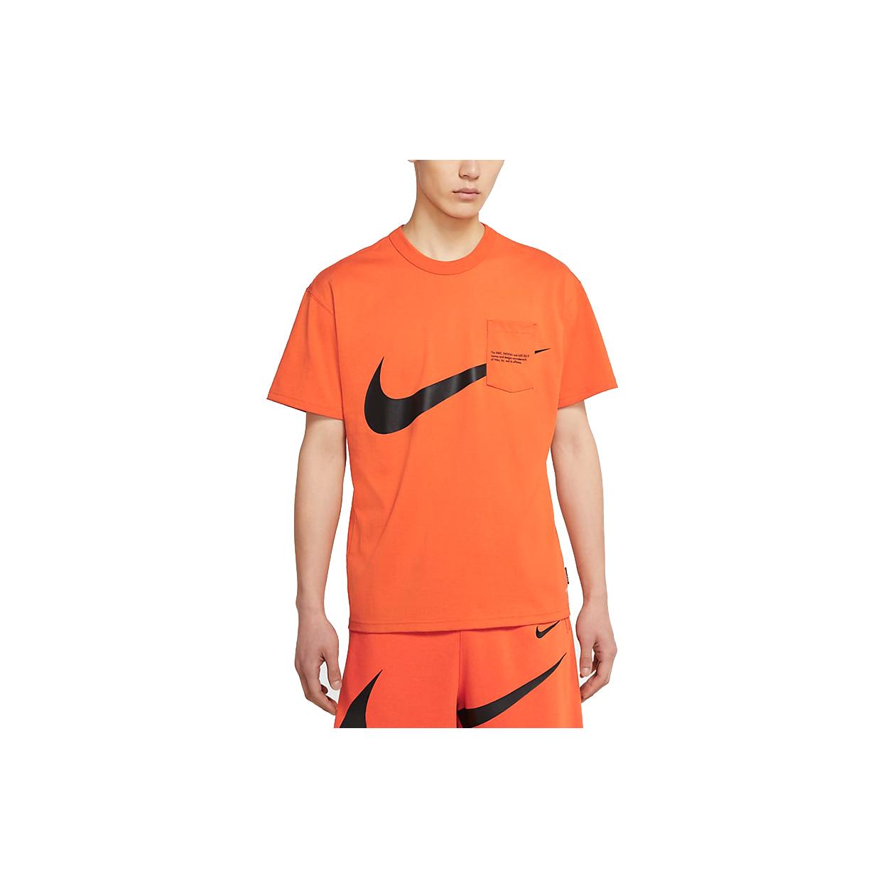 

New Nike T Shirts Men Orange DJ6297-801 L