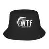 2025 New HatWTF Wheres The Fish Bucket Hat Fishing Outdoor Fisherman Caps For Men Women Vintage Beach Travel Visor Hats Foldabl