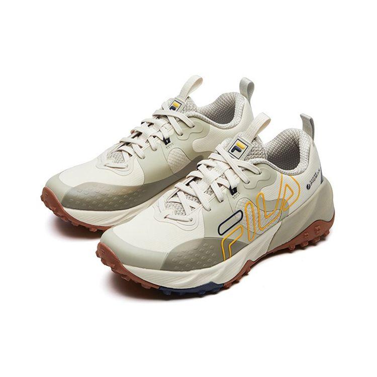 Fila Athletics Casual Trend Fabric Synthetic Leather Low Top Running Shoes Women Sneaker Black Castle-Gray A12W112206FTD