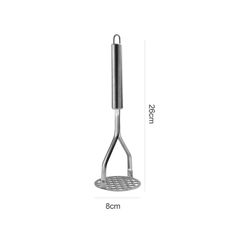 4-styles Stainless Steel Potato Masher Kitchen Pumpkin Garlic Vegetable Fruit Easy Mud Press Grinder Food Crusher Kitchenware