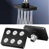 Square High Pressure Shower Head Water Saving Rainfall Showerhead Top Spray Shower Head for Home Rotatable Bathroom Accessories
