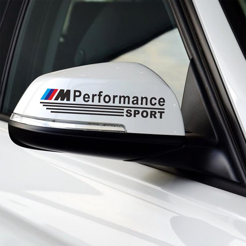 2 Pezzi Adesivo e Decalcomania per Specchietto Retrovisore Auto Accessori Distintivo per BMW M E90 E60 F10 F30 E46 G20 X1 X3 X4 X5 X6 E70 F20 E39 E92 Styling