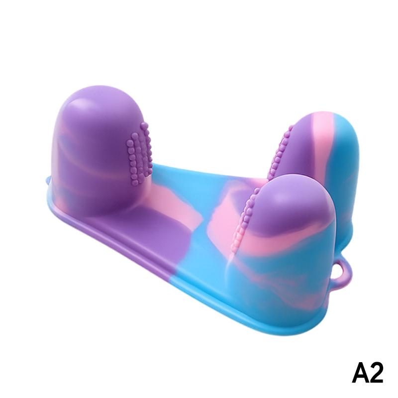 Silicone Snacks Finger Cover Oil-Proof And Dirt-Proof Food Clips Non-Slip Heat Resistant Finger Cots Multi-Function Kitchen Aid