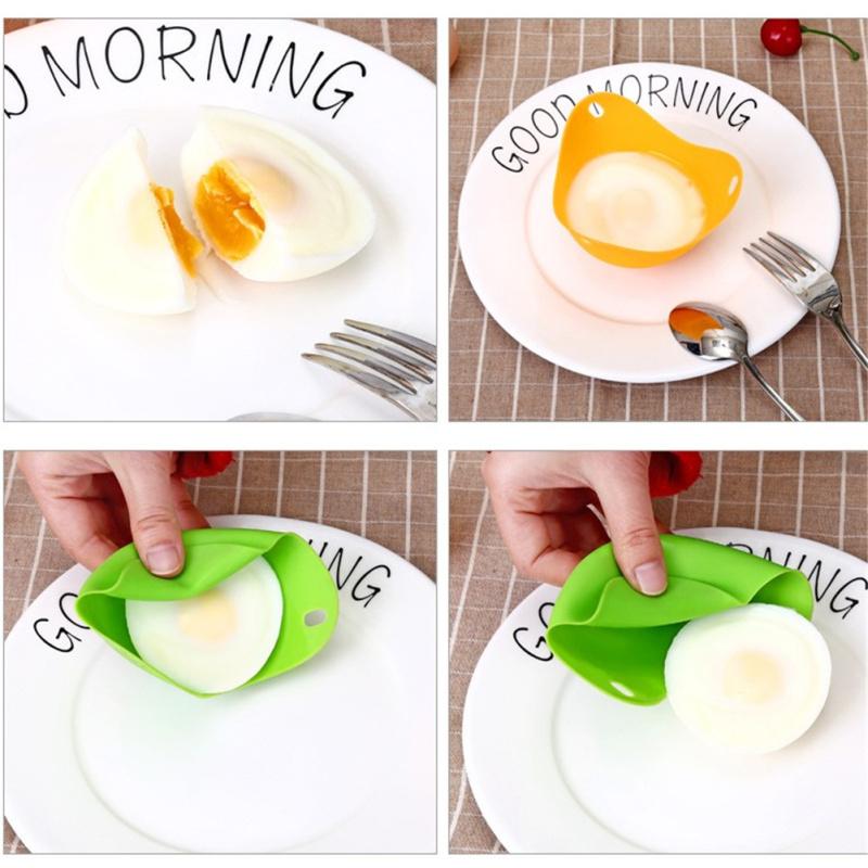 Food Grade Silicone Safe Egg Tray non-stick Egg Cooker Boiler Kitchen Tool