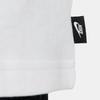 Nike Sportswear Premium Essentials Logo Embroidered Ribbed Crew Neck Short Sleeve T-Shirt Men Tops White DO7392-101