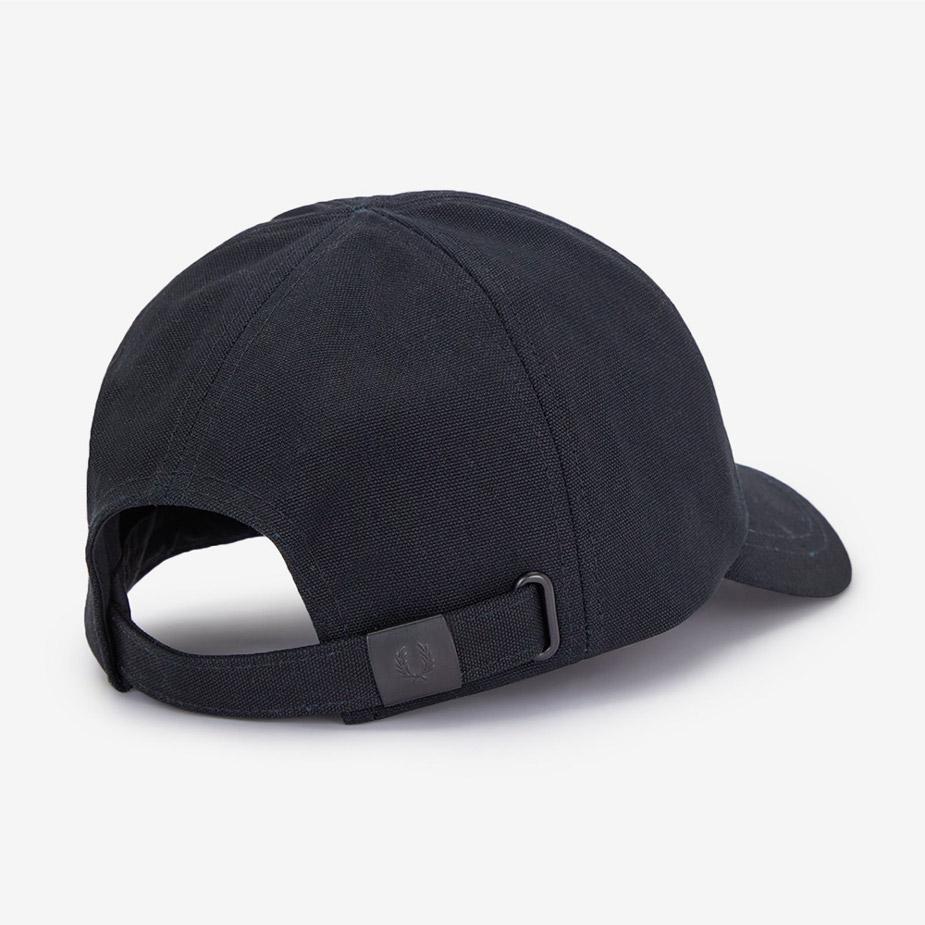 Fred Perry Bold Branding Canvas Cap - Black/Snow White Cfpu2531294-843