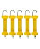 Leap Raupe Electric Fence Gate Clips, Electric Fence Gate Grip Handles, 23cm, Yellow (5 Yellow Electric Fence Grips, 23cm each)