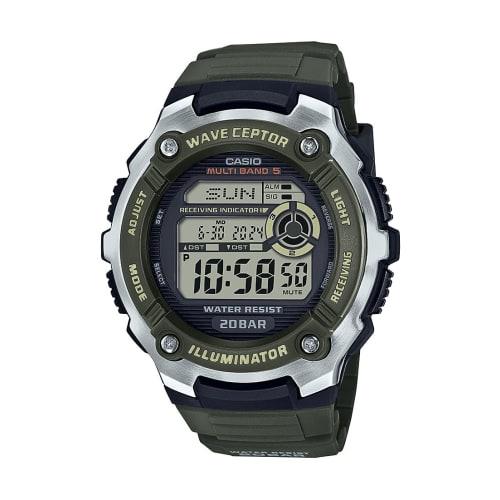

Casio Wave Ceptor Illuminator Multi-Band 5 Men s Watch WV-200R-3A, Green