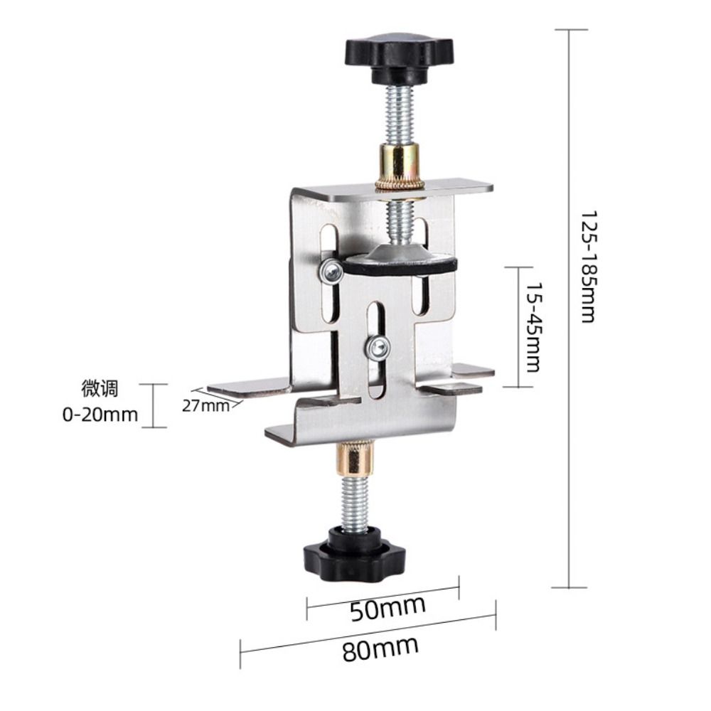 Easily Adjustable Mounting Jig Thickened Cabinet Door Positioning Tool for Most Cabinet Doors