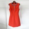 High Street Fashion Spring 2026 Rhinestone Mesh Beaded Vest Dress