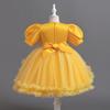 Girls' Princess Dresses Skirts Bowknot Sequins Puffy Mesh Dresses Host Piano Performance Christmas Dresses 931  Little Girl's Favourite Dress Dresses