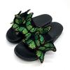 Women Summer Butterfly Slippers Fashion Craft Embroidery Three -Dimensional Butterfly Sandals And Slippers Beach Shoes Flip Flops