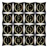 Excellent Cushion Cover Washable Pillowcase Unfading Clear Printing Letter Pillowcase