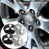 4Pcs Car Wheel Hub Center Caps Rim Badge Emblem Cover Accessories For Mitsubishi Lancer Pajero L200 Delica Eclipse Accessories
