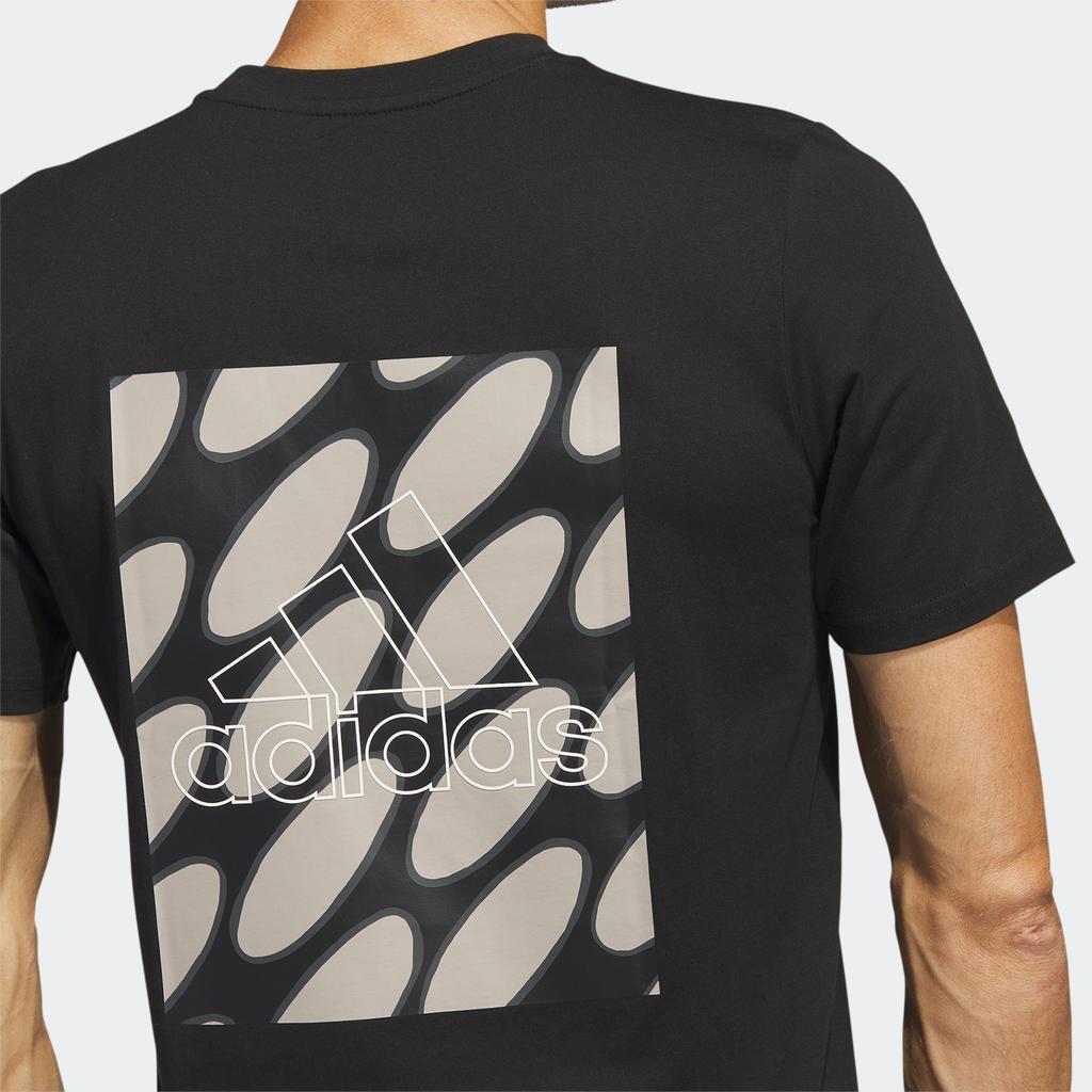 Adidas X Marimekko Collaboration Pocket Tee Letter Logo Print Round Neck Short Sleeve T-Shirt Men Tops Black HR2988