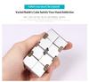 Vivarise Infinity Cube Plastic Alloy Like Stress And Anxiety Relief Fidget Toy For Adults Kids Office Home Travel Portable Cube