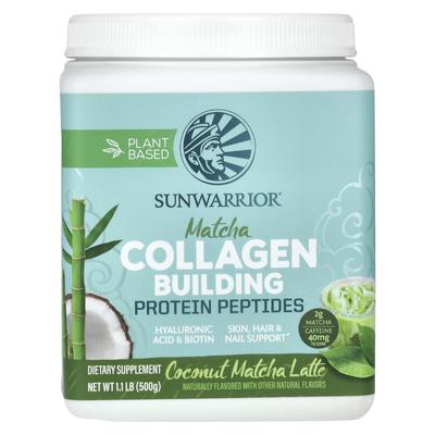 Peptidi proteici per la costruzione del collagene, latte al cocco Matcha, 1,1 libbre (500 g)