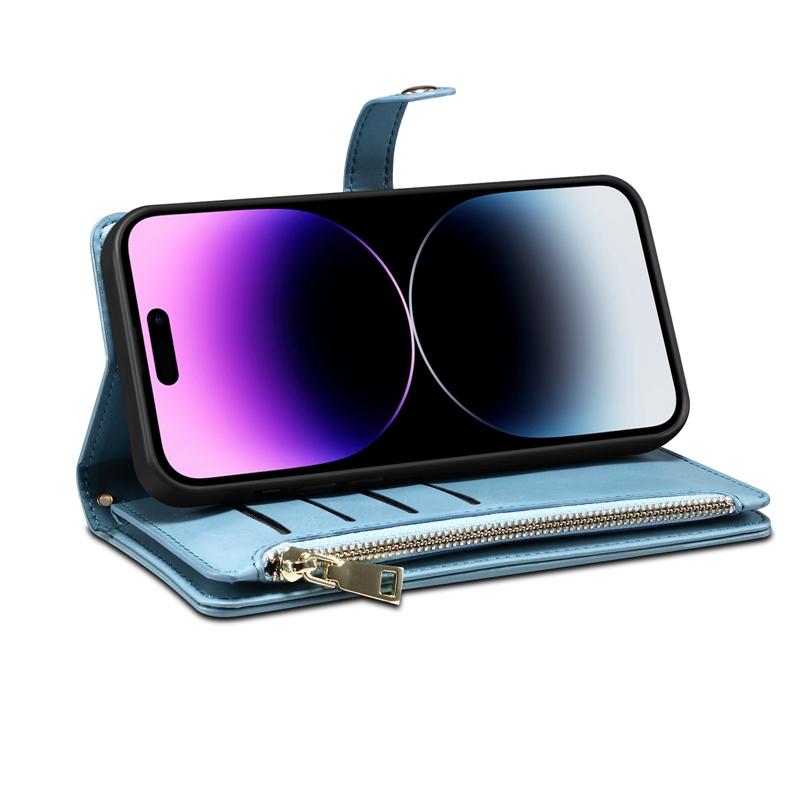 Cover A Libro Portafoglio Fertuo In Pelle Per Motorola Moto G22 – Con Porte Carte, Chiusura Magnetica E Supporto Integrato, Colore Nero