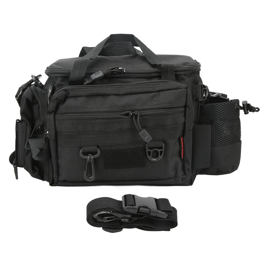 Fishing Tackle Bag IPX4 Waterproof 23L Large Capacity 15KG Load Weight Multifunctional Fishing Gear