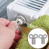 1/5 Stück Silber Heizkörper Entlüftungsschlüssel Zinklegierung Ventilschlüssel für Standard Heizkörperventile