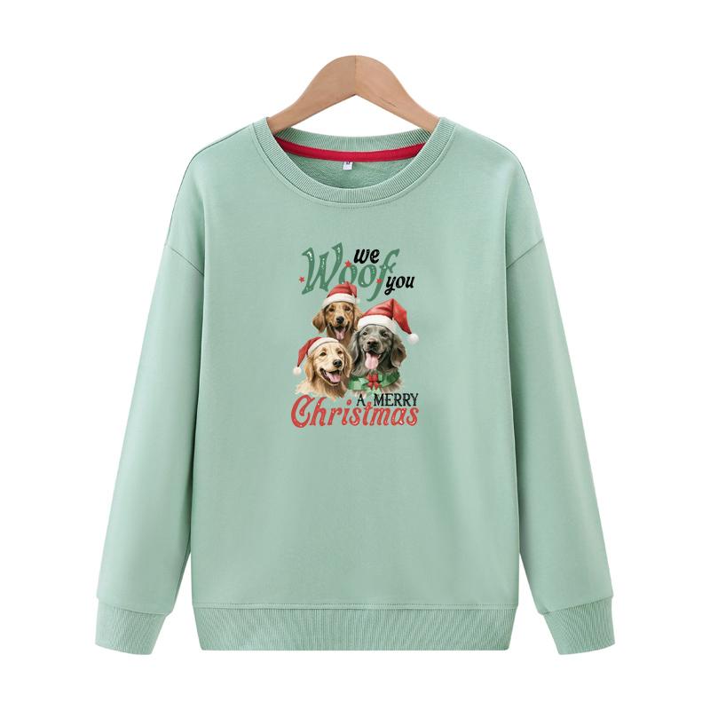 Iron On Patch Merry Christmas From Animals A-Level Washable Diy Vinyl Hoodies Tops Thermal Press Thermal Sticker On Clothes