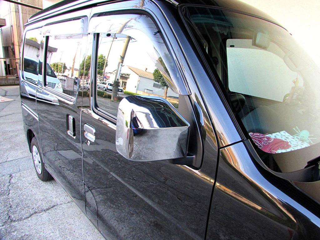 BRIGHTZ Chrome Door Mirror for Toyota Hijet Deck Van with and S331W Covers, F-Type, (320, 330, 321, 331) [MIR-SID-040] (Compatible S320W, S330W,