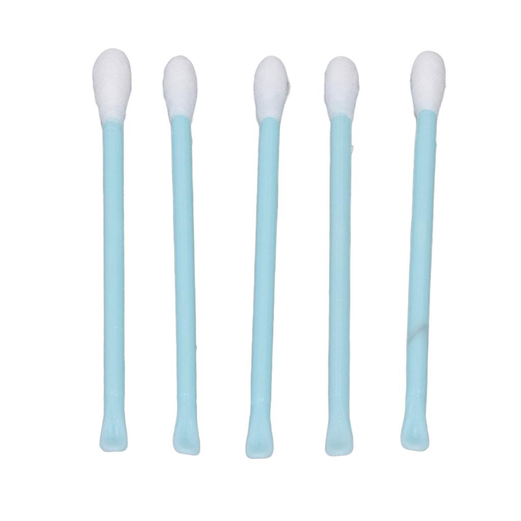 100PCS 2 In 1 Cotton Swabs Double Head Cleaning Ear Scoop Cotton Swab Disposable Makeup Remover Tool with Storage Box