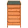 Garden Shed Brown 59 x 56 x 113.5 cm Solid Spruce Wood