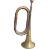 Retro Vintage Brass Trumpet, 12.60inch Solid Copper and Brass Bugle, Cavalry Trumpet for Orchestra Band