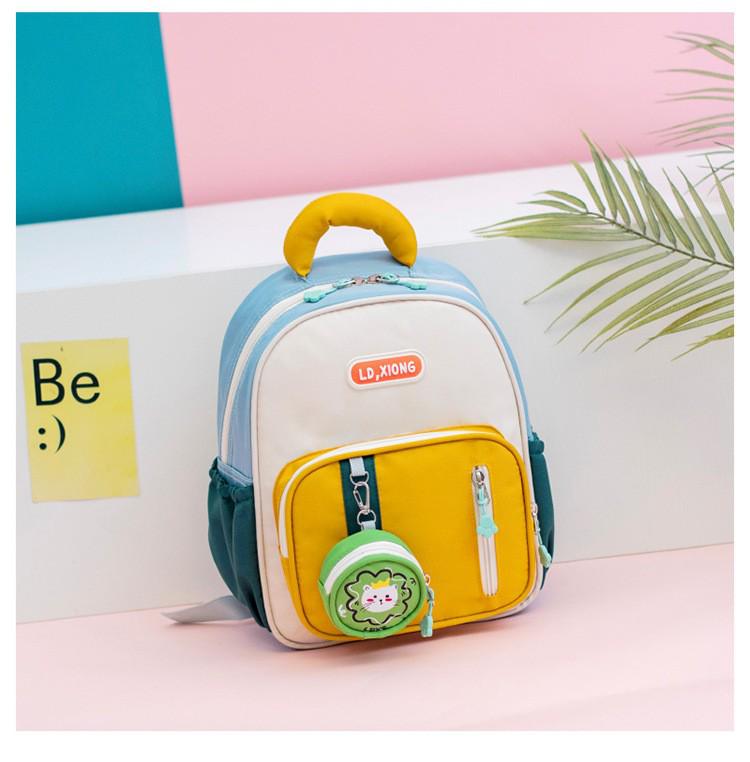 

Kids Lightweight Macaron Backpack with Spine Protection for Kindergarten & School - Suitable for Junior & Senior Classes