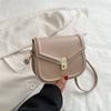 Women'S Bag Lock Small Square Bag Niche Foreign Shoulder Bag Texture Pu Messenger Bag Fashion Bag