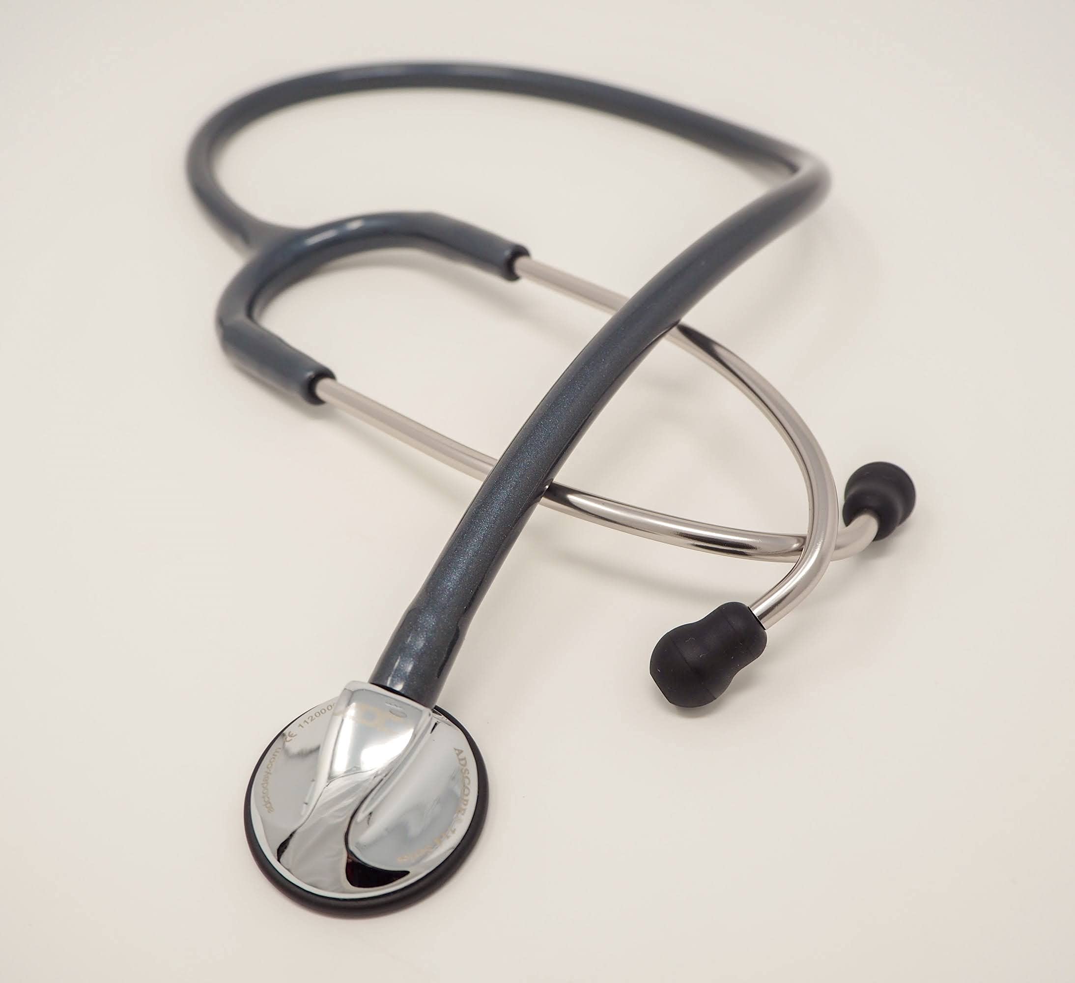 

АДЦ АД Скоп Платинум Педиатрический Пудра Черный Серый (Нью-Йорк, США) Стетоскоп, AD714PBG,