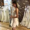 Women Evening Dress Sequin Fluffy Fur Decor Sleeveless Off Shoulder Skinny Sheath Backless Prom Banquet Mini Dress Wedding Bride Dress