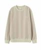 SCULPTOR Irregular Stripe Sweatshirt Raw/Indie Pink