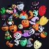 Pumpkin Ghost Skull Witch Hat Flat Back Cabochon Art Supply Decoration